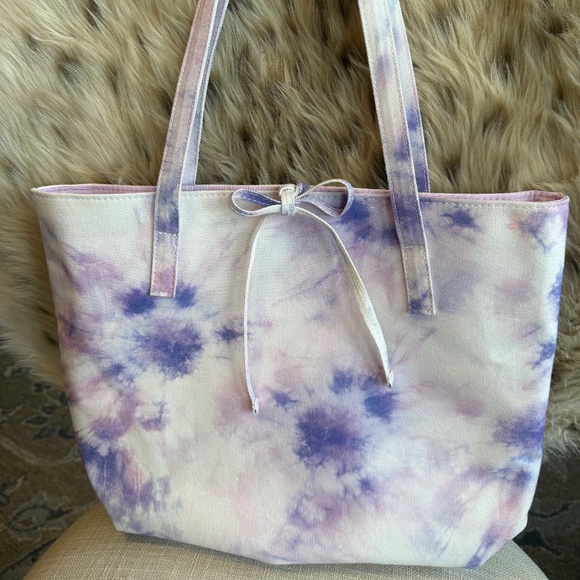 Tie-Dye Canvas Tote Bag - Picture 1 of 4